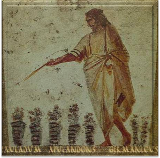 Chipul lui Iisus pictat de PAULADUM APULADONIS GERMANICUS